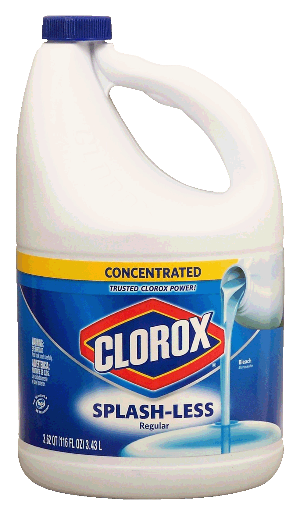 Clorox  splash-less concentrated bleach, regular Full-Size Picture